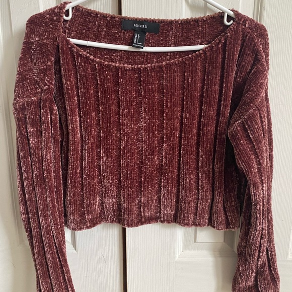 Cropped Knit Sweater Size S - Forever 21 - Picture 3 of 10